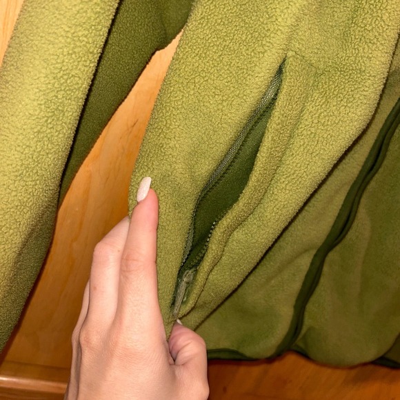 DisneyLand Resort Mickey Mouse Fleece Full Zip Jacket, Green - Picture 3 of 7